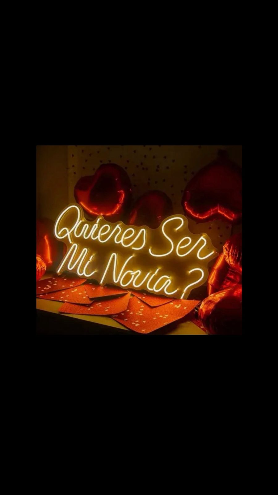 Quieres ser mi novia?