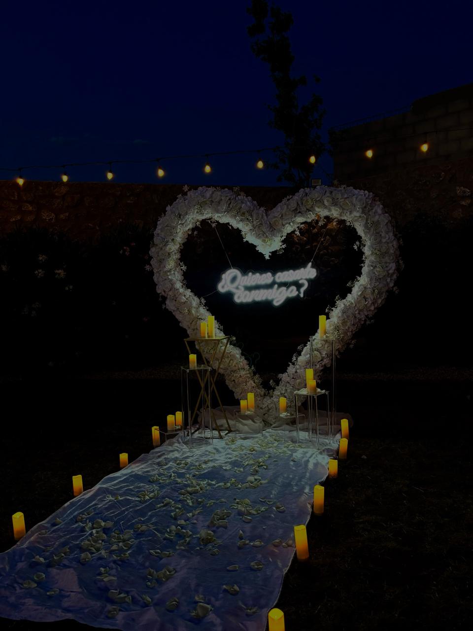 Decoración con velas
