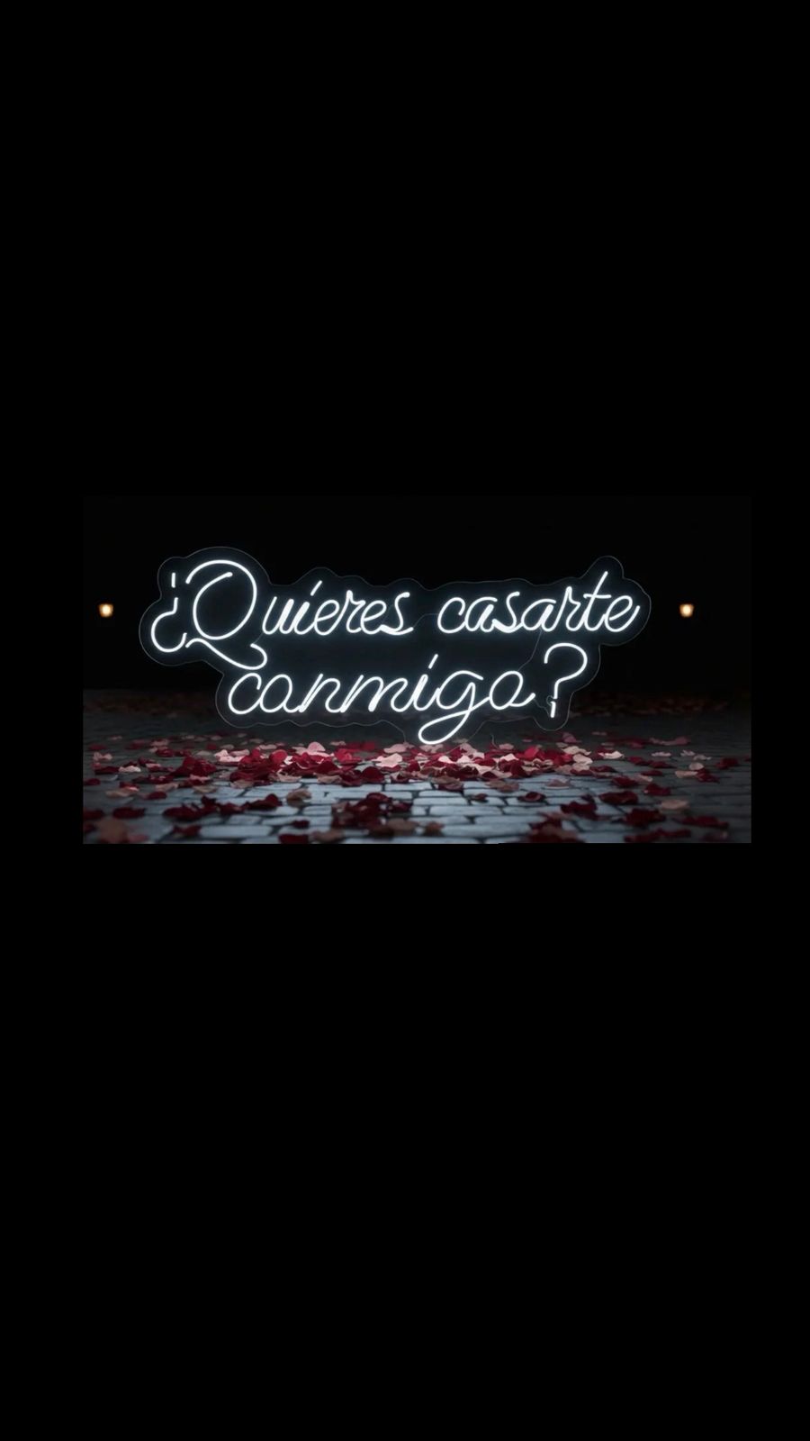 Quieres casarte conmigo?